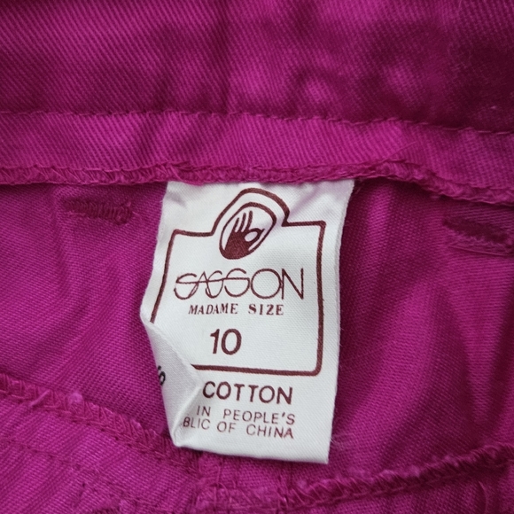 EUC - Vintage Sasson Cotton Jeans Pants - Size 11/12 - Picture 3 of 6